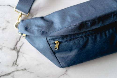 Canvelle oversized fanny pack.