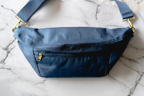 Canvelle oversized fanny pack.