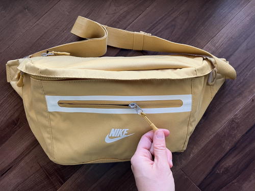 yellow fanny pack travel