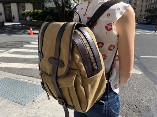 Minimal Water Resistant Backpack, Streets of Seoul