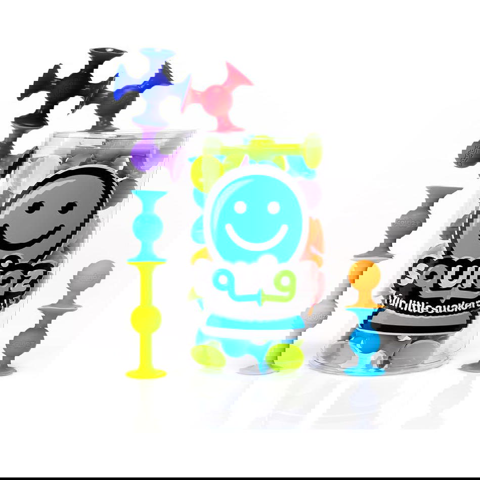 Fat Brain Toys Squigz Starter Set, 24 Pieces