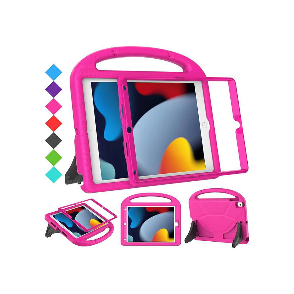 Kids Travel iPad Case with Built-in Screen Protector