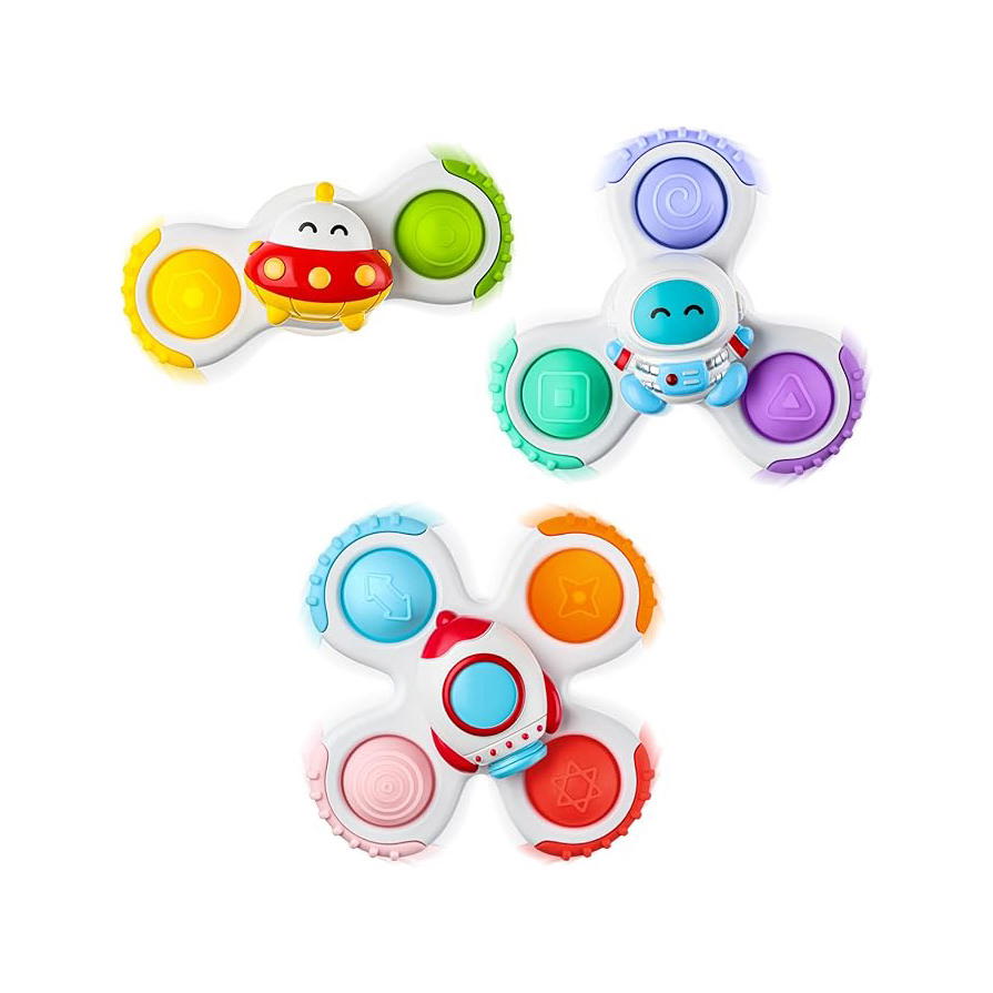 Pop Suction Cup Spinning Toys