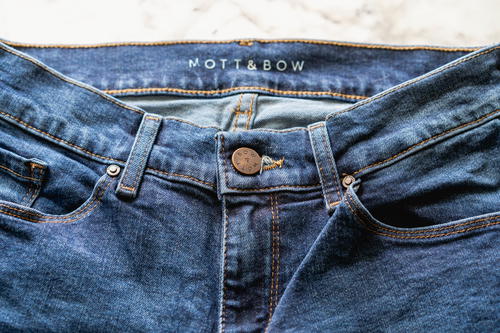 Women's Slim Straight Ridge Jeans - Mott & Bow