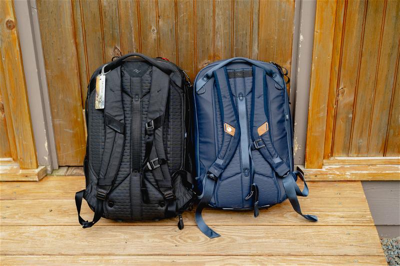 Peak Design Travel backpack, 2 sizes: 30L and 45L.