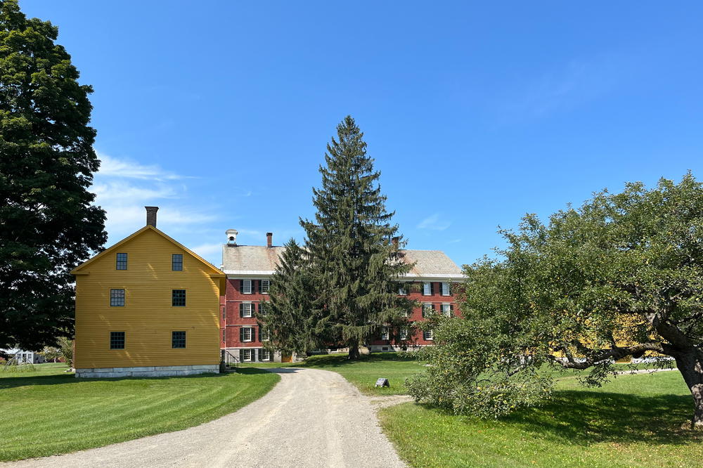 A yellow house in Pittsfield, Massachusetts.
