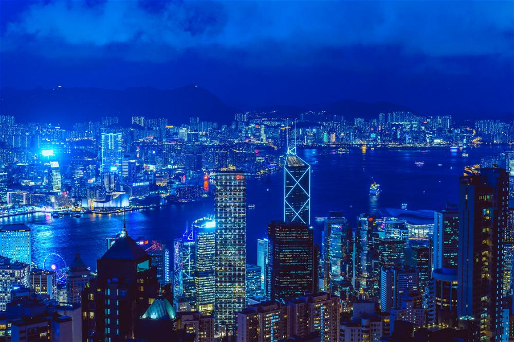 View from Victoria Peak Hong Kong at night photography tips