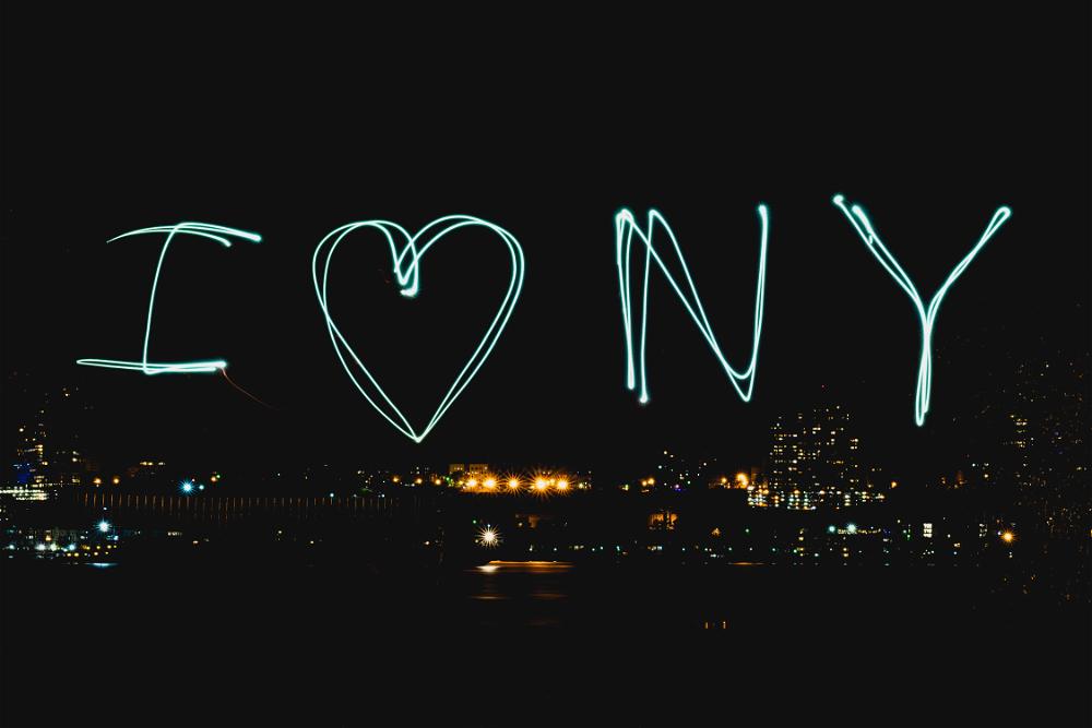 I love NY light painting long exposure photograph riverside park upper west side nyc manhattan
