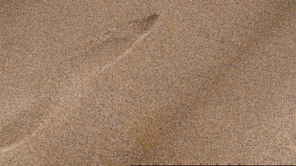 Footprint in the sand