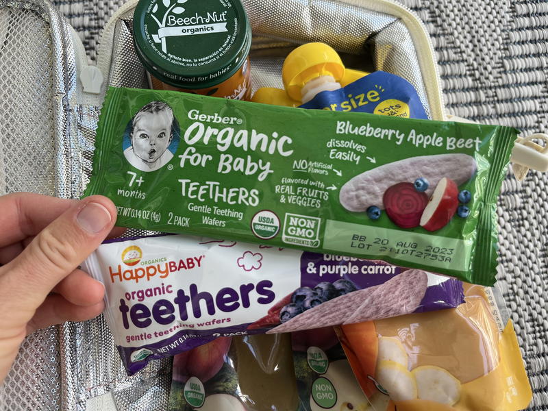 Feeding baby on the road- Make easy take baggies for traveling