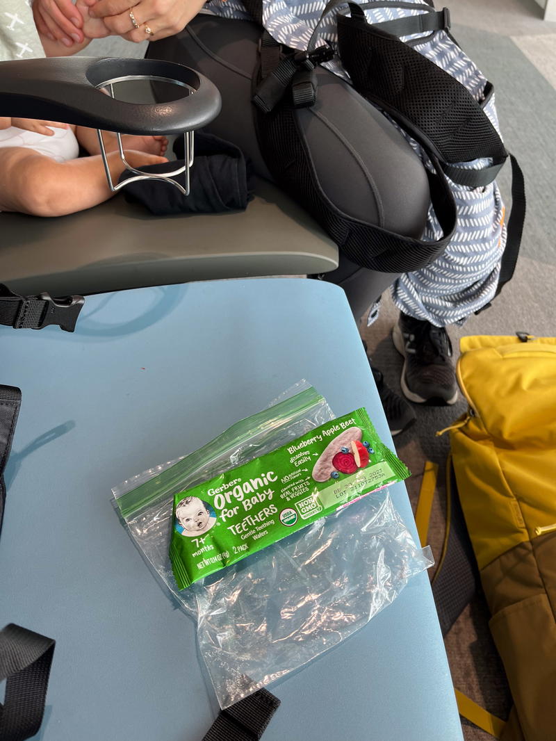 baby travel in flight