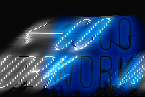 CoWork neon sign