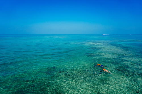 Looking off an ocean of Cartagena