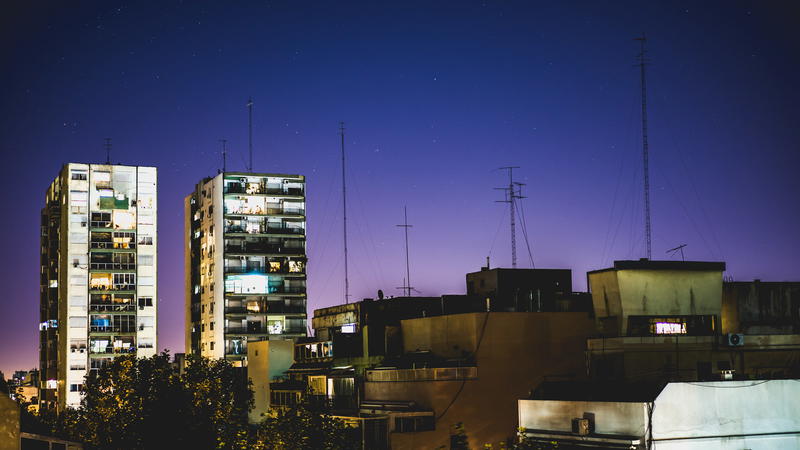 Buenos Aires at night