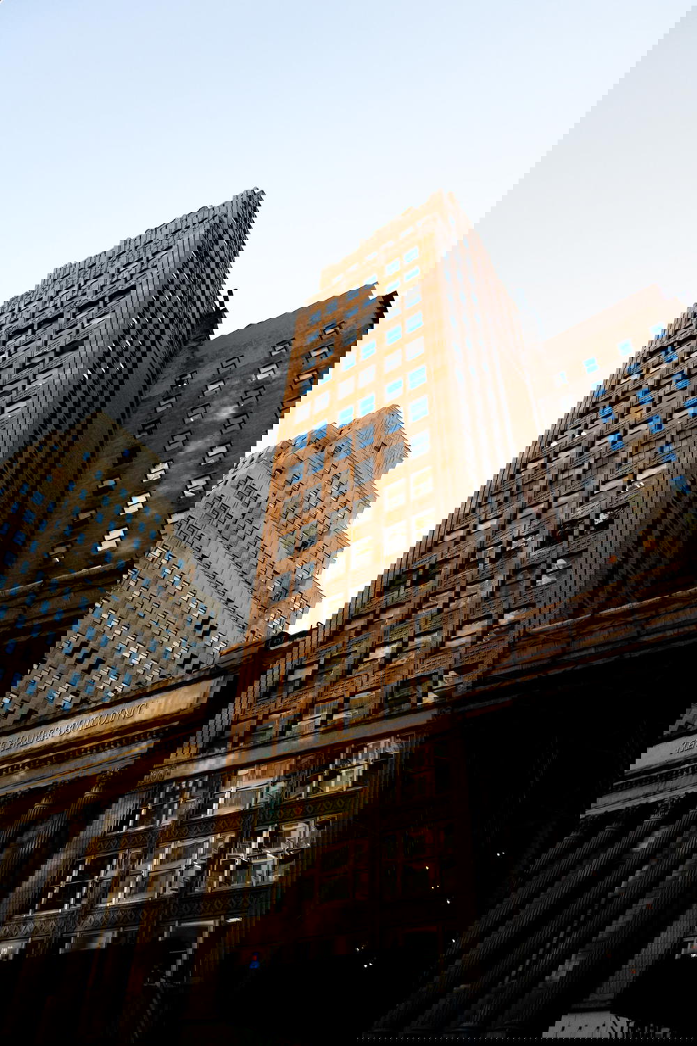 Moody brown building in New York City