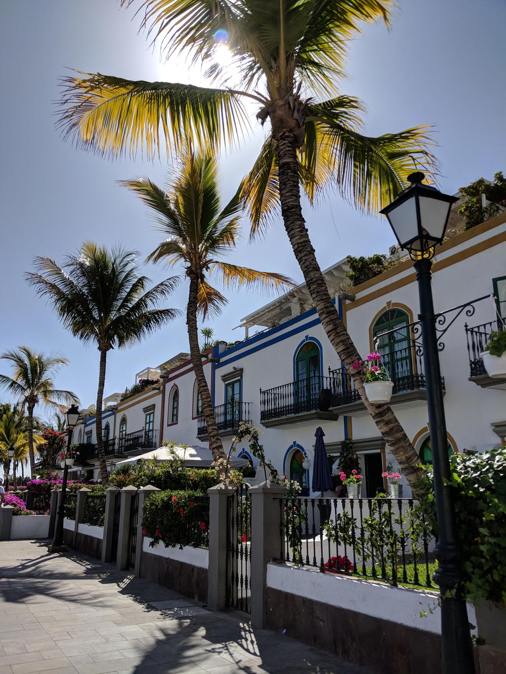 Some of the buildings in Puerto de Mogan