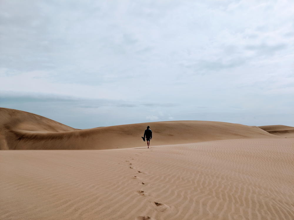 Dan at the Dunas de Maspalomas