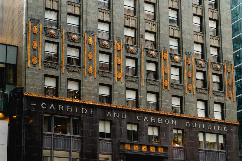 A large building with a clock on it.