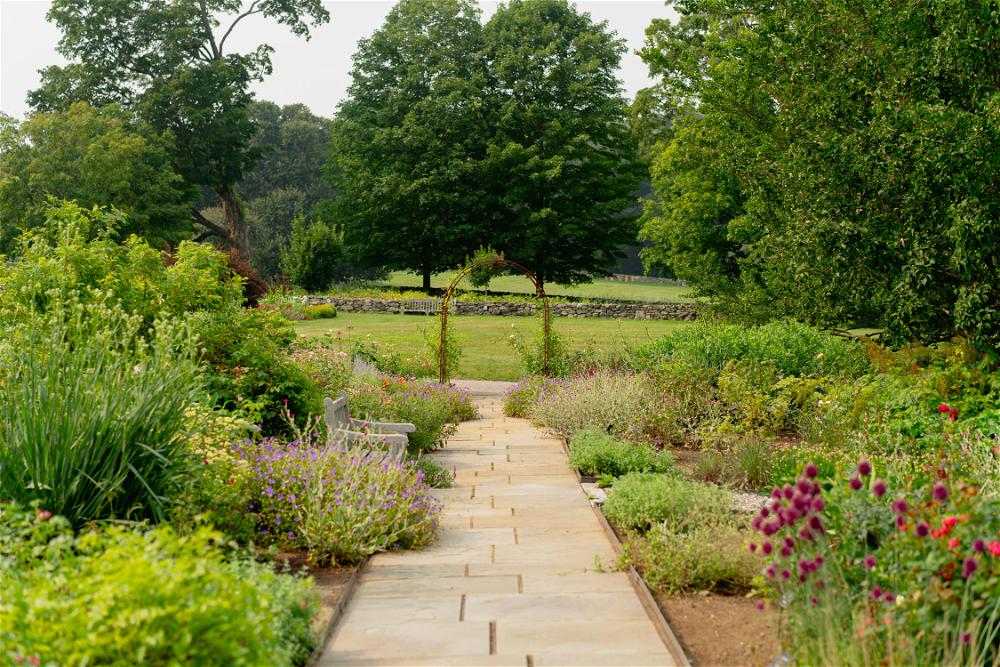 A Litchfield garden pathway.