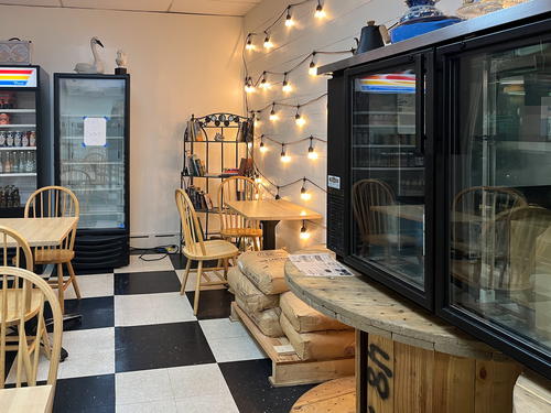 A checkered-floor restaurant in Pittsfield, Massachusetts.