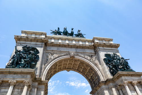 NYC's Arch of Liberty in New York City.