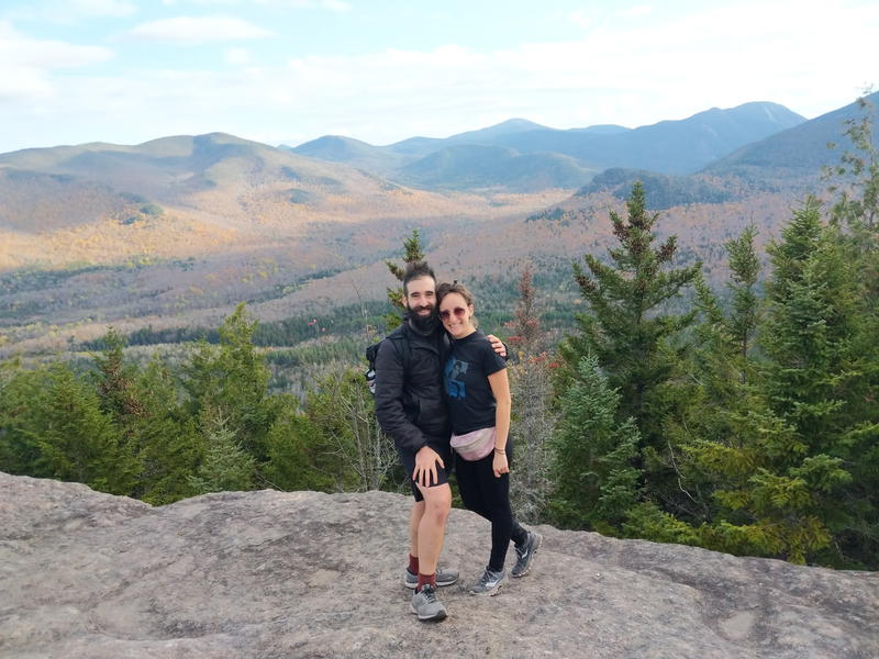 A couple conquer Lake Placid's majestic mountain.