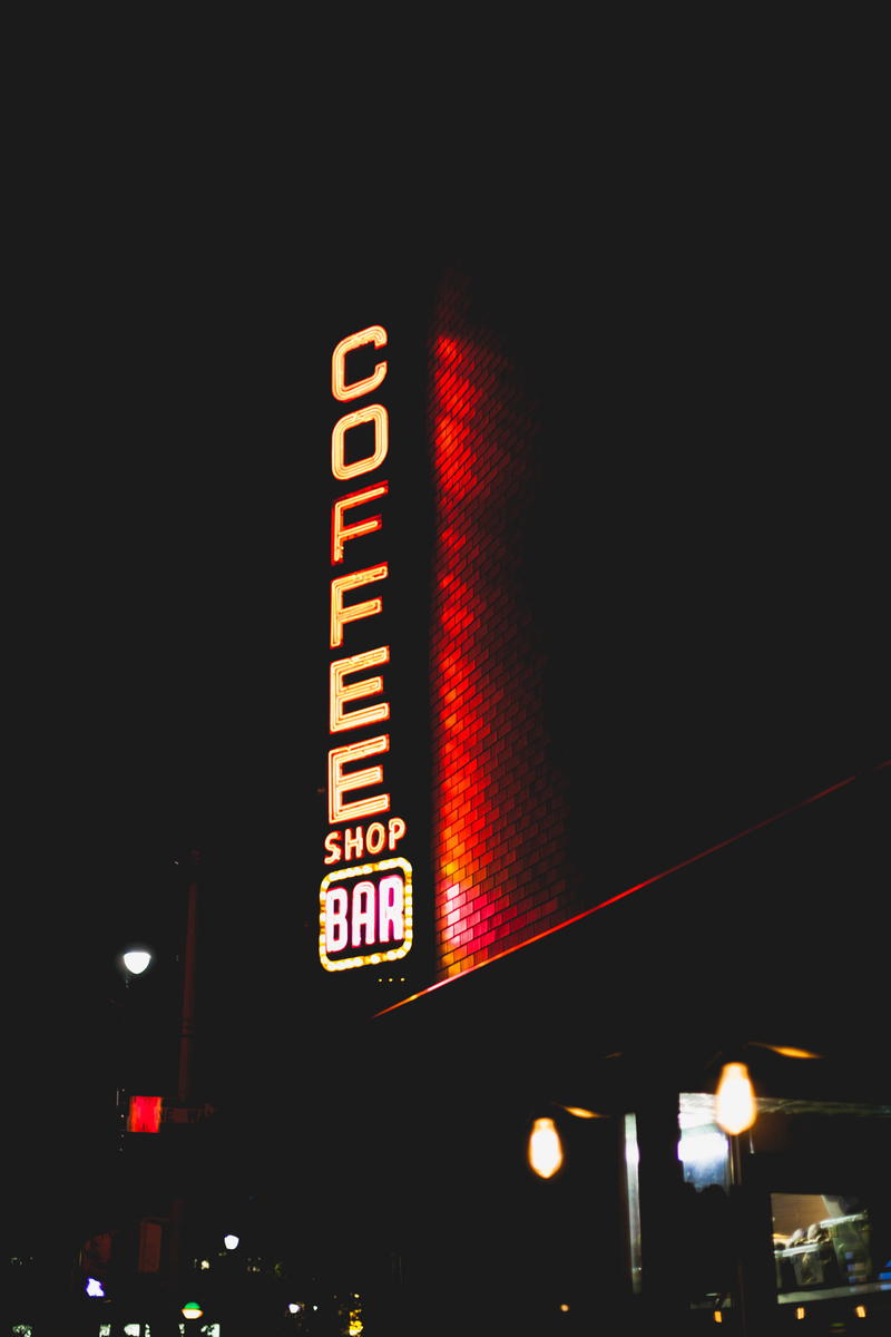 A coffee shop bbq located in NYC.