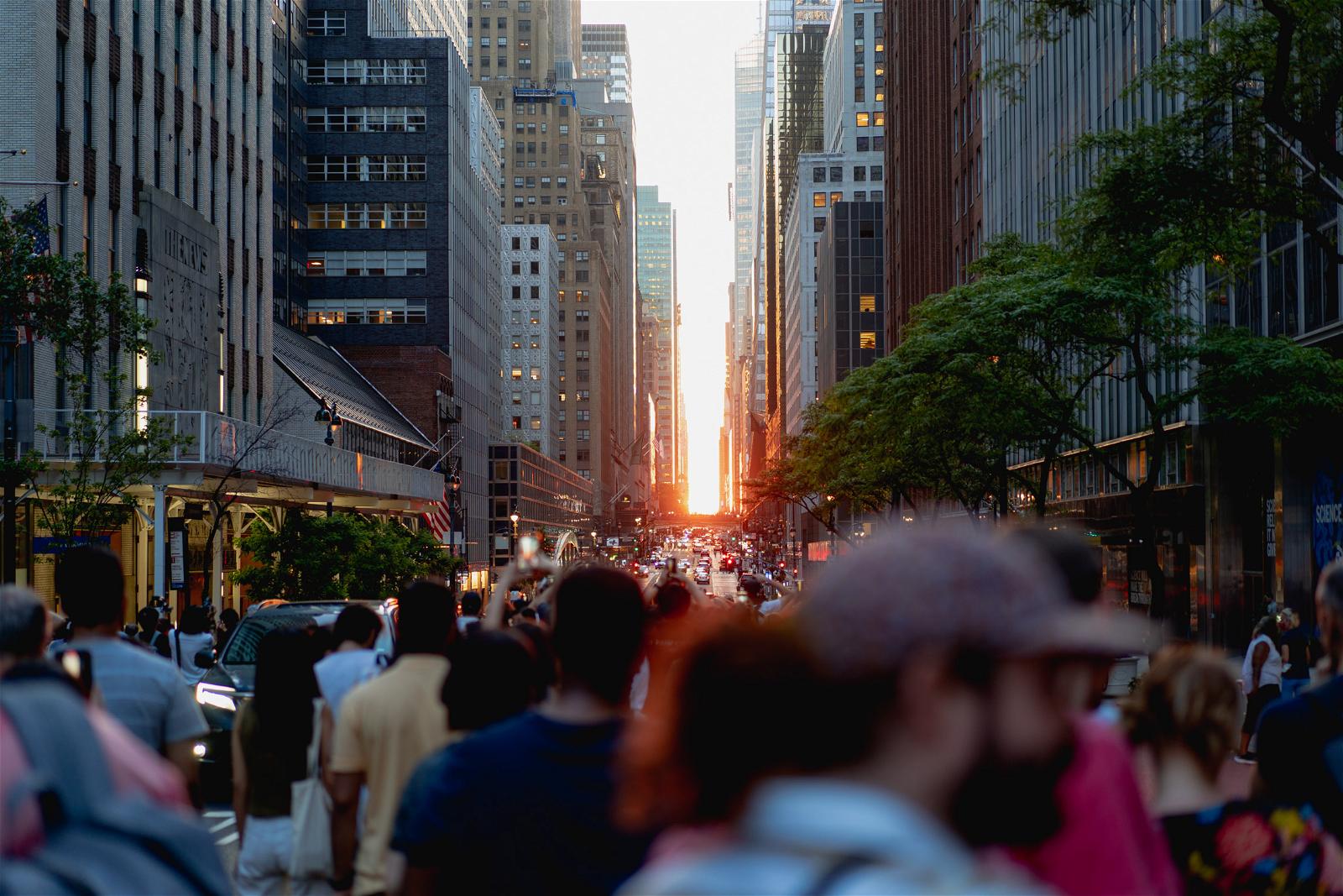 Photos of Manhattanhenge, NYC’s Annual Sunset Phenomenon