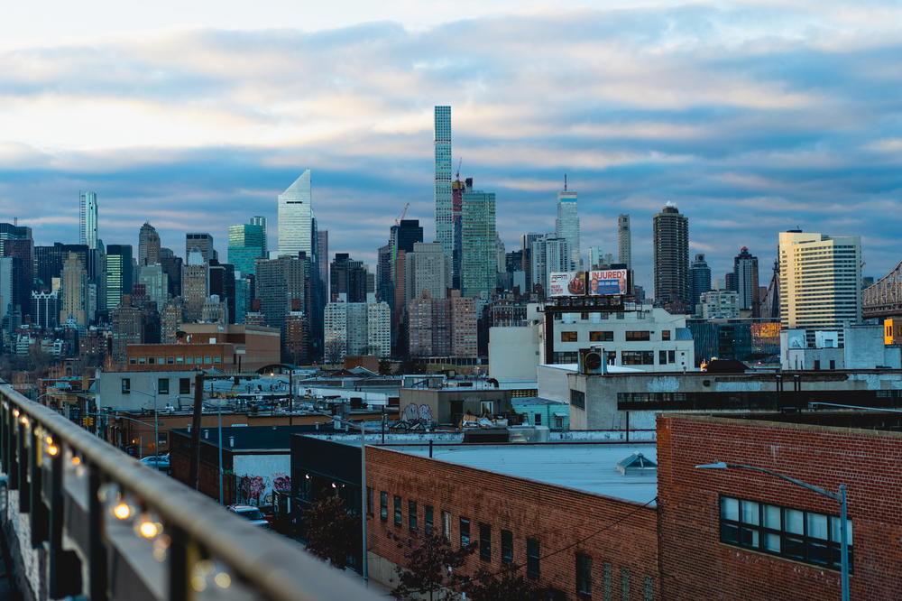 The Local NY reports the cloudy sky above Queens in New York City.