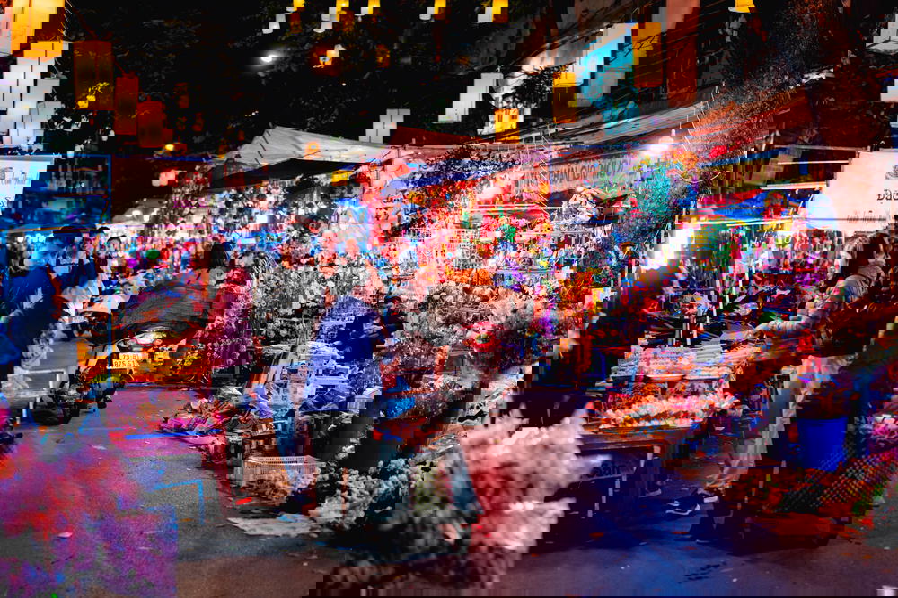 Night market in Hanoi