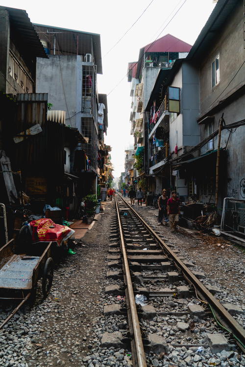 Did Train Street Hanoi Vietnam close for tourists