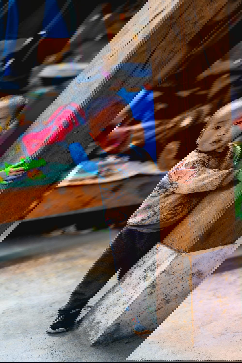 Young boy in Sapa, Vietnam